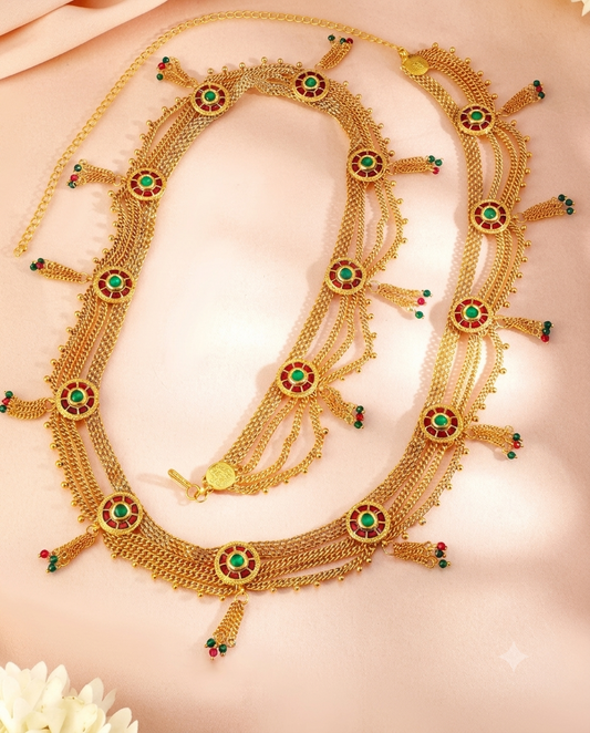 The Royal Multi-Strand Kemp Kamarbandh