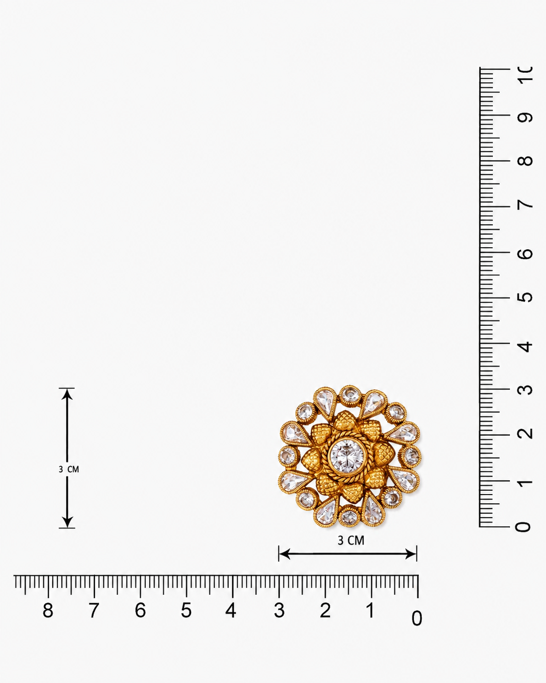 Royal Bloom Diamond Elegance Ring – A Timeless Touch of Luxury