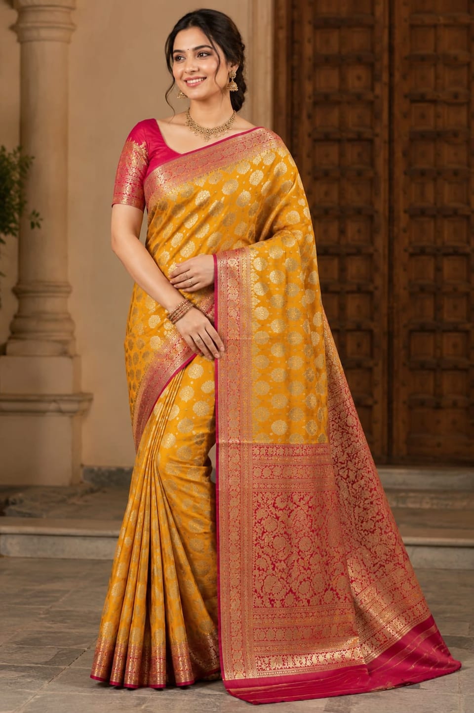 Golden Muse — The Royal Banarasi saree