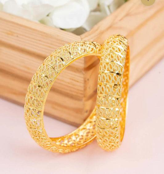 Royal Gold Filigree Bangles