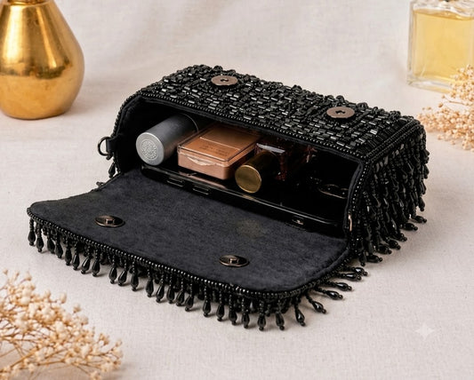 The Midnight Crystal Teardrop Shoulder Bag