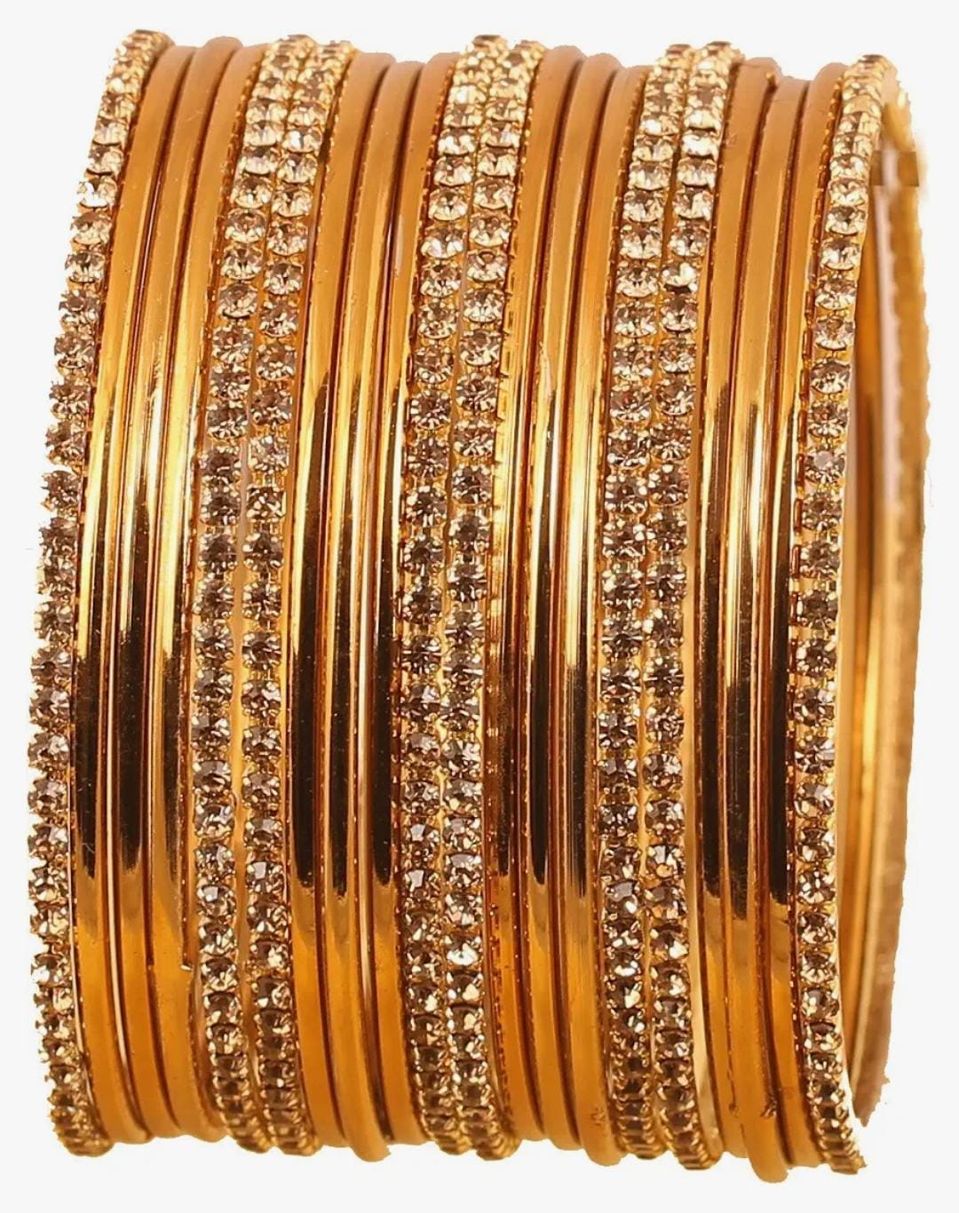 Royal Radiance — The Dazzling Crystal Bangle Set