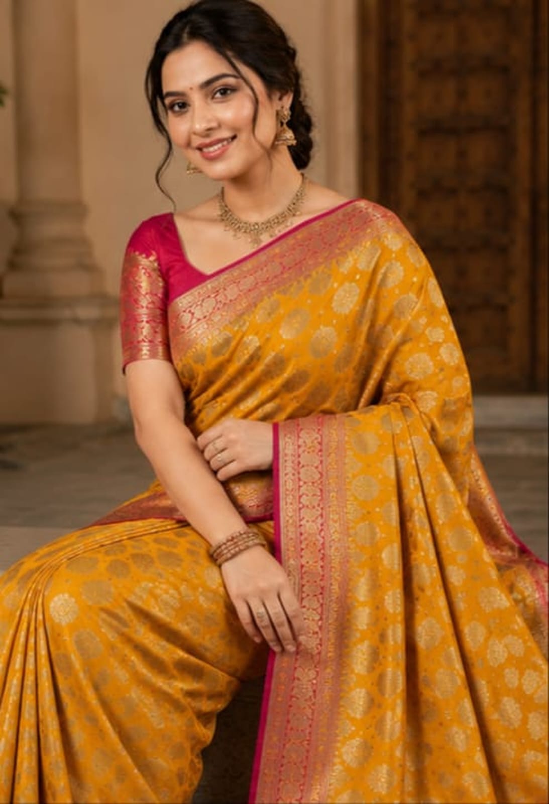 Golden Muse — The Royal Banarasi saree