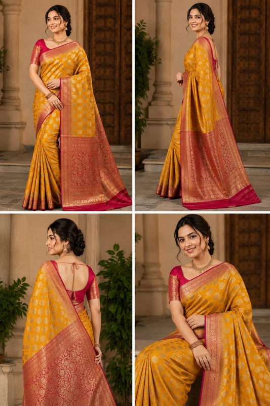 Golden Muse — The Royal Banarasi saree