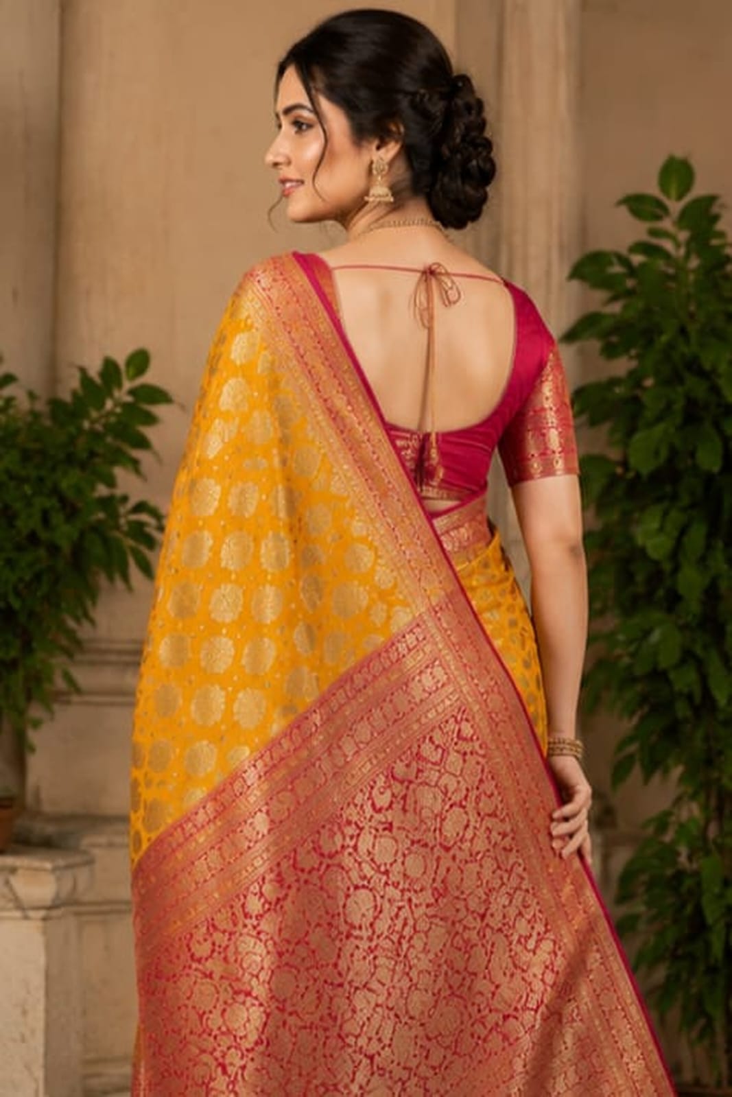 Golden Muse — The Royal Banarasi saree