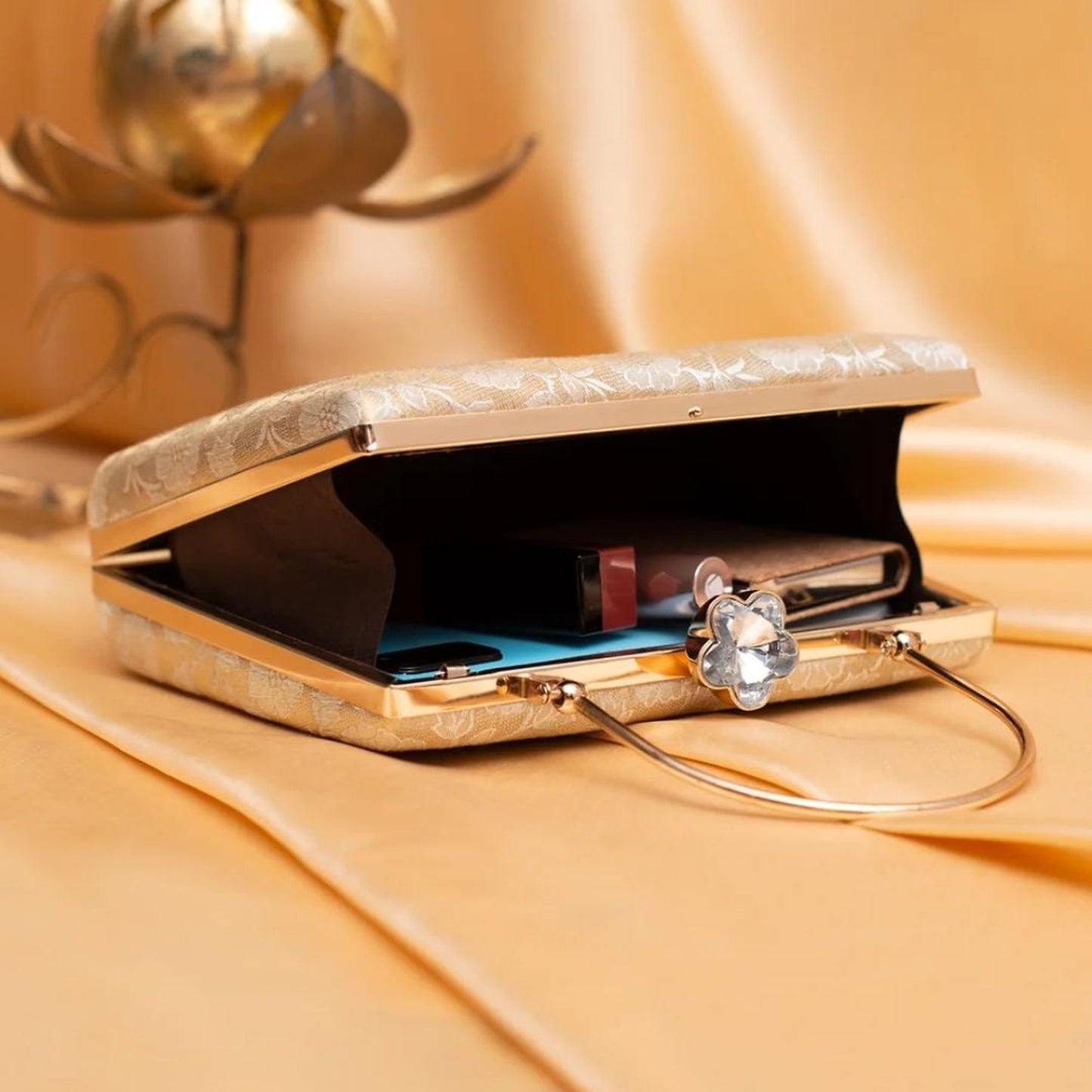 Royal Bloom Luxe Handbag